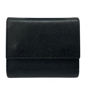 Celine Mini Trifold Wallet Compact Logo Leather